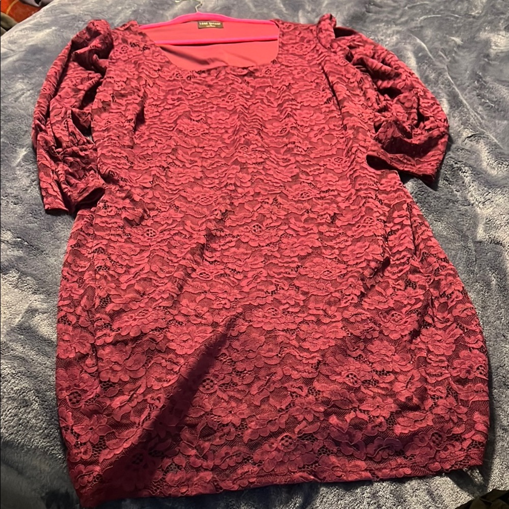 Lane Bryant Deep Pink Dress